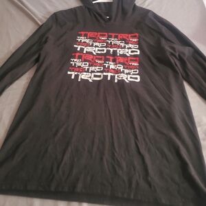 Black Graphic Hoodie